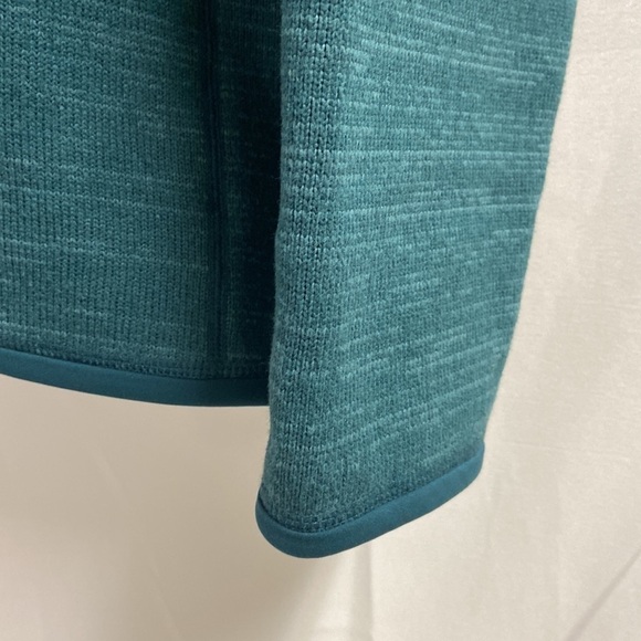 Untuckit Kezoh Quarter Zip Fleece Sweatshirt Green Size Medium - Picture 3 of 5